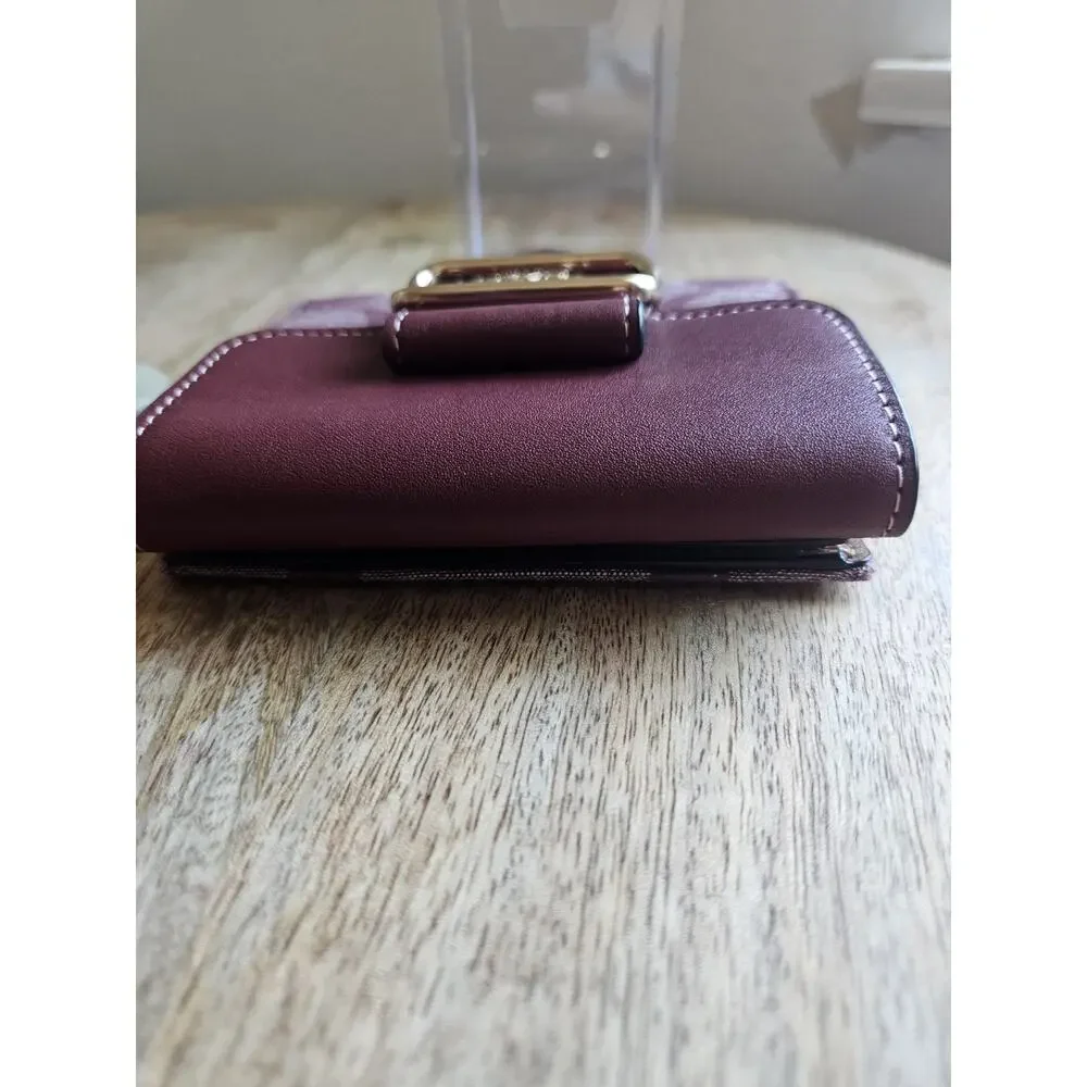 COACH Tri-fold wallet / Small Morgan Bordeaux CH151
